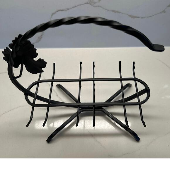 Set 6 Roemer Bockling Green Stem Trim Wine Glasses Wrought Iron Rack Germany - Picture 9 of 9